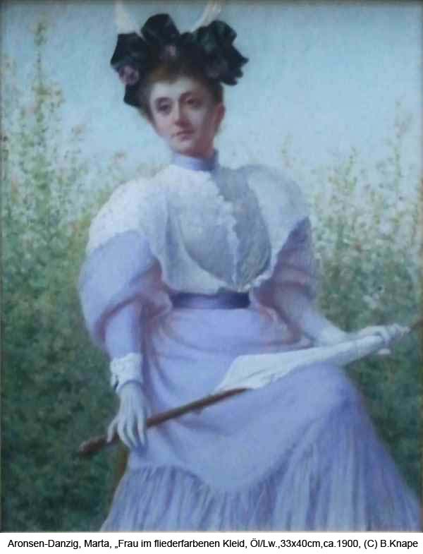 Aronsen-Danzig-Marta-Frau-im-fliederfarbenen-Kleid-Oel-auf-Lw.-33x40cm-ca-1900