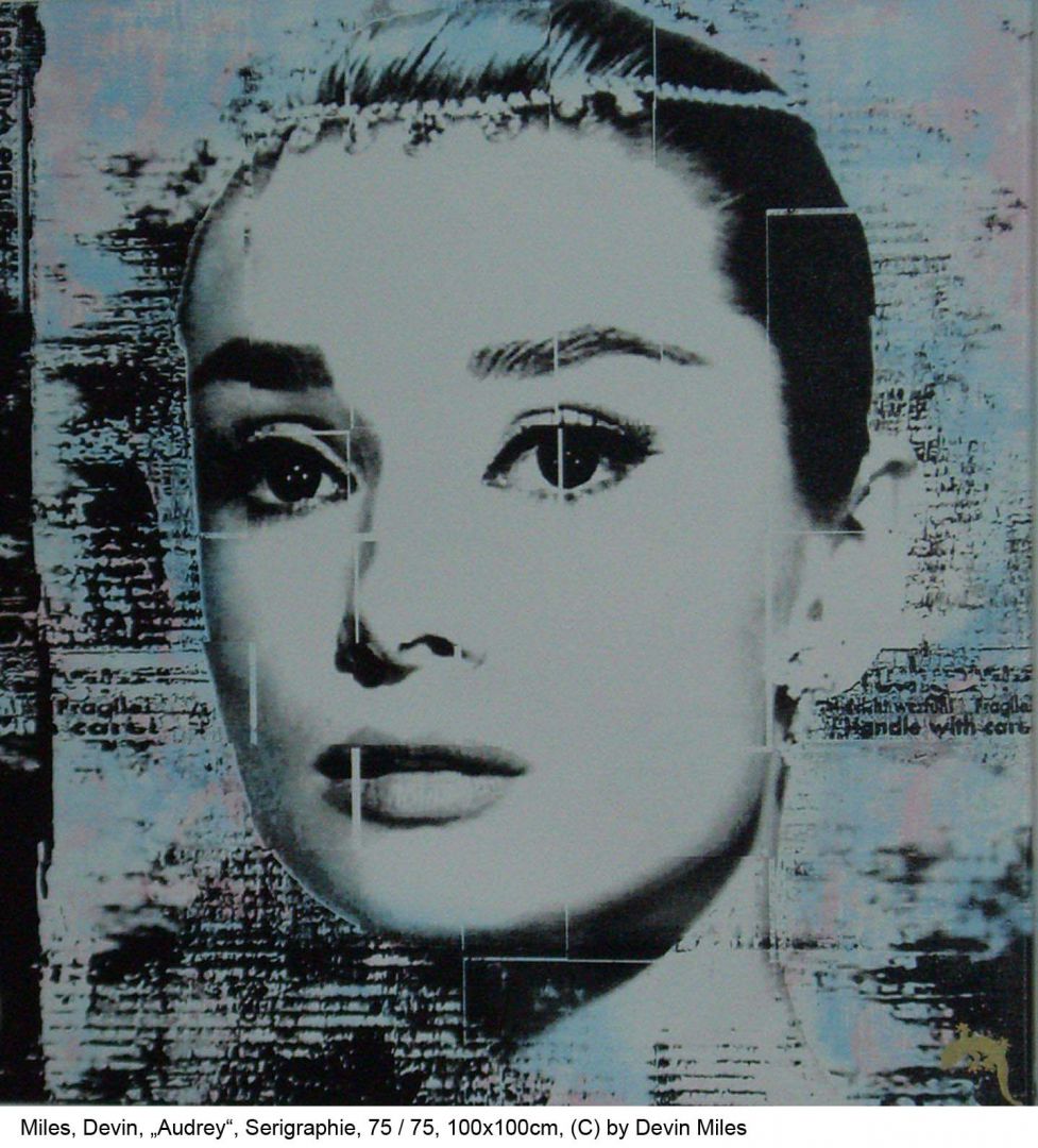 Miles-Devin-Audrey-Serigraphie-75-von-75-100x100cm-2007