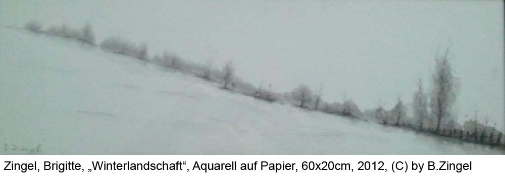 Zingel-Brigitte-Winterlandschaft-bei-Northen-Aquarell-auf-Papier-60cm-x-20cm-2012